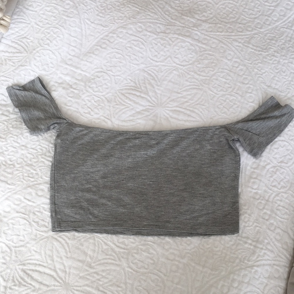 Aerie crop off the shoulder top - Picture 5 of 15
